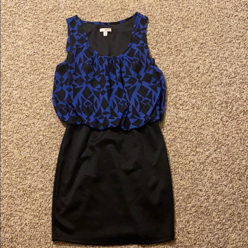 Black blue dress!